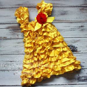 Beauty & the Beast Costume Belle Princess Dress